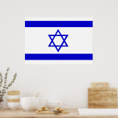 Israëlische vlag poster (Keuken)