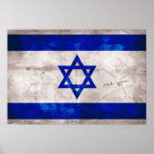 Israëlische vlag poster (Voorkant)