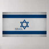 Israëlische vlag poster (Voorkant)
