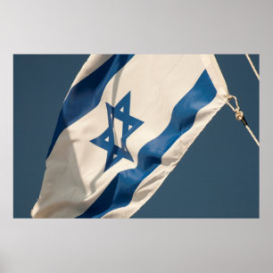Israëlische vlag poster