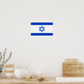 Israëlische vlag poster (Keuken)