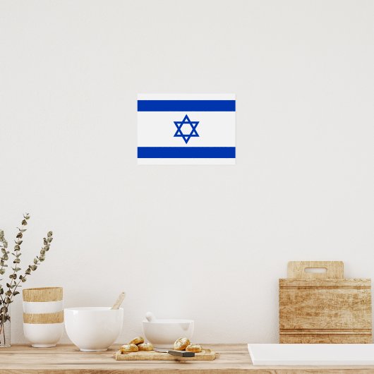 Israëlische vlag poster (Keuken)