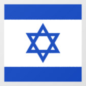 Israëlische vlag raamsticker (Vel)