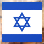 Israëlische vlag raamsticker (Vel 2)