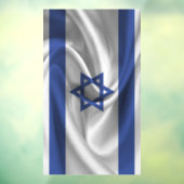 Israëlische vlag raamsticker (Vel 3)