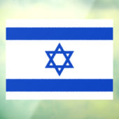 Israëlische vlag raamsticker (Vel 3)