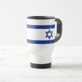 Israëlische vlag reisbeker (Voorkant rechts)
