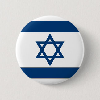Israëlische vlag ronde button 5,7 cm