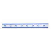 Israëlische vlag satijnen lint (Voorkant)