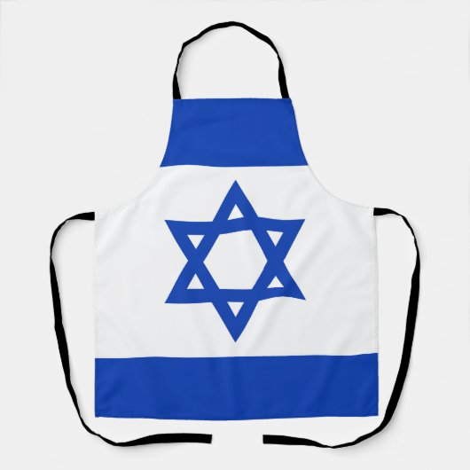 Israëlische vlag schort (Voorkant)