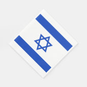 Israëlische vlag servet (Hoek)