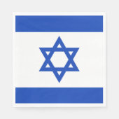 Israëlische vlag servet (Voorkant)