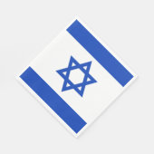 Israëlische vlag servet (Hoek)