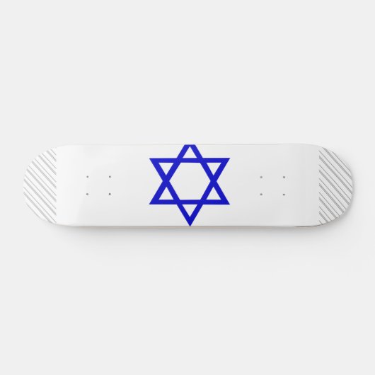 Israëlische vlag skateboard (Horizontaal)