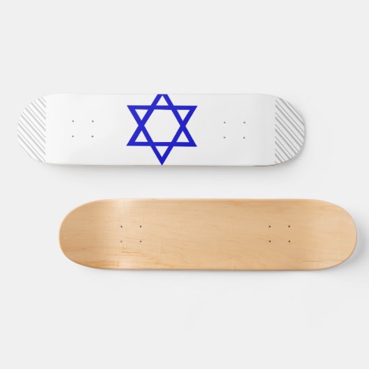 Israëlische vlag skateboard (Horizontaal)