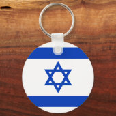 Israëlische vlag sleutelhanger (Voorkant)