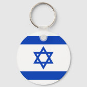Israëlische vlag sleutelhanger (Voorkant)