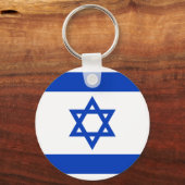 Israëlische vlag sleutelhanger (Achterkant)