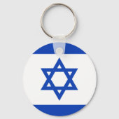 Israëlische vlag sleutelhanger (Voorkant)