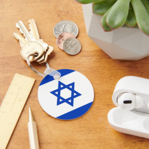 Israëlische vlag sleutelhanger