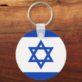 Israëlische vlag sleutelhanger (Voorkant)