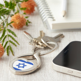 Israëlische vlag sleutelhanger