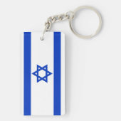Israëlische vlag sleutelhanger (achterkant)