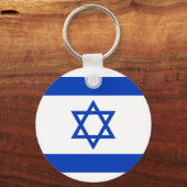 Israëlische vlag sleutelhanger (Voorkant)