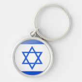 Israëlische vlag sleutelhanger (Voorkant)