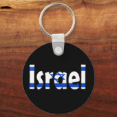 Israëlische vlag sleutelhanger (Voorkant)