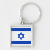 Israëlische vlag sleutelhanger (Voorkant)
