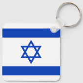 Israëlische vlag sleutelhanger (Achterkant)