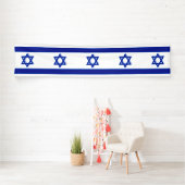 Israëlische vlag spandoek (Insitu)