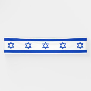Israëlische vlag spandoek