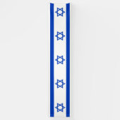 Israëlische vlag spandoek (Verticaal)