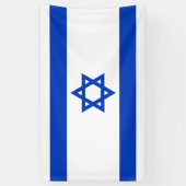 Israëlische vlag spandoek (Verticaal)