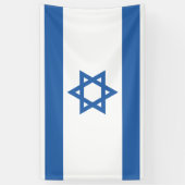 Israëlische vlag spandoek (Verticaal)