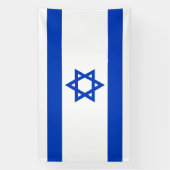 Israëlische vlag spandoek (Verticaal)