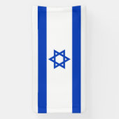 Israëlische vlag spandoek (Verticaal)