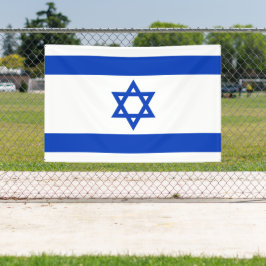 Israëlische vlag spandoek