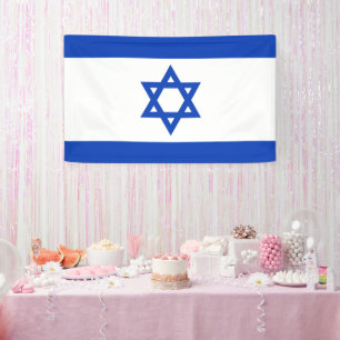 Israëlische vlag spandoek