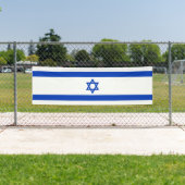 Israëlische vlag spandoek (Insitu)