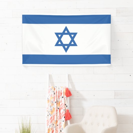 Israëlische vlag spandoek (Insitu)