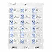 Israëlische vlag - ster van David - in lagen Etiket (Full Sheet)