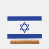 Israëlische vlag, ster van David Judaism Jewish Acryl Bord (Voorkant)