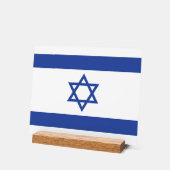 Israëlische vlag, ster van David Judaism Jewish Acryl Bord (Hoek)