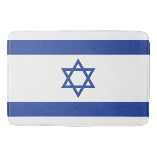 Israëlische vlag, ster van David Judaism Jewish Badmat (Voorkant)
