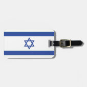 Israëlische vlag, ster van David Judaism Jewish Bagagelabel (Voorkant horizontaal)