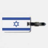 Israëlische vlag, ster van David Judaism Jewish Bagagelabel (Achterkant horizontaal)