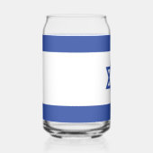 Israëlische vlag, ster van David Judaism Jewish Blikvorm Glas (Voorkant)